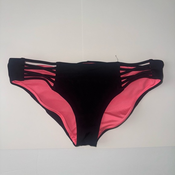 Victorias Secret Black and Pink Strappy Bikini Set - Picture 5 of 8